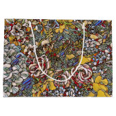 Glas in lood Botanische Bloemen Groot Cadeauzakje (Achterkant)