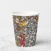 Glas in lood Botanische Bloemen Papieren Bekers (Rechts)