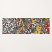 Glas in lood Botanische Bloemen Yogamat (Voorkant (horizontaal))