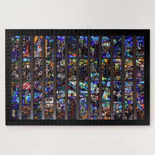 Glas in lood Brain-buster Puzzle Legpuzzel (Horizontaal)