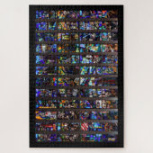 Glas in lood Brain-buster Puzzle Legpuzzel (Verticaal)