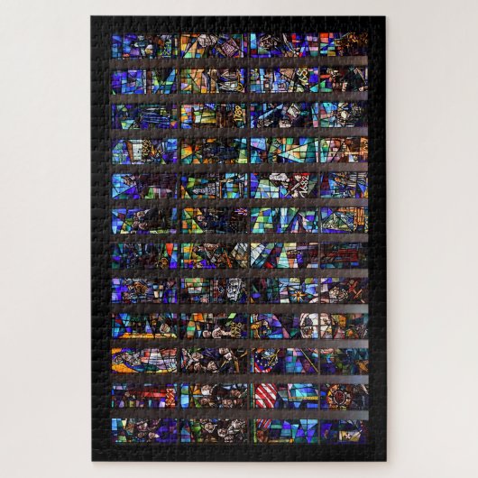 Glas in lood Brain-buster Puzzle Legpuzzel (Verticaal)