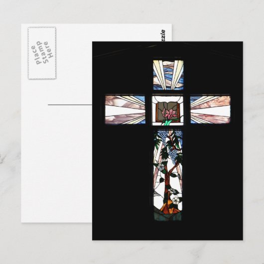 GLAS IN LOOD - BRIEFKAART (Voorkant / Achterkant)