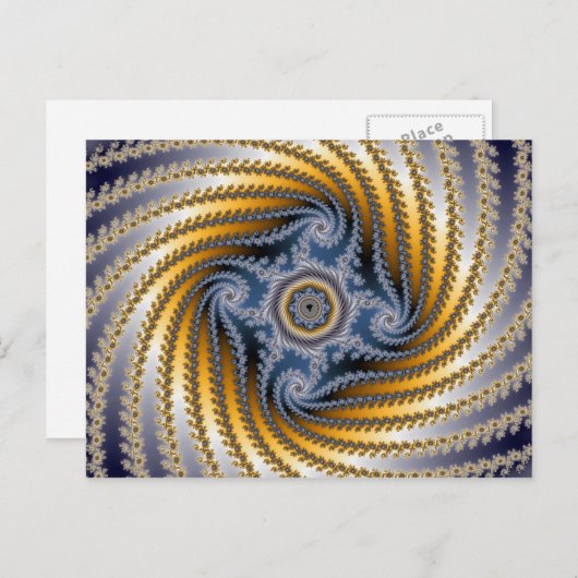 Glas in lood briefkaart (Voorkant / Achterkant)