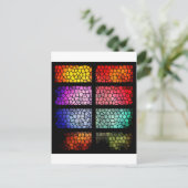 Glas in lood briefkaart (Staand voorkant)