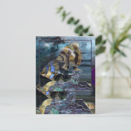 Glas in lood Briefkaart (Staand voorkant)