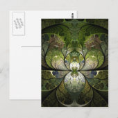 Glas in lood briefkaart (Voorkant / Achterkant)