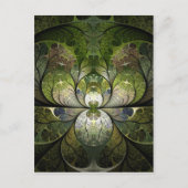 Glas in lood briefkaart (Voorkant)