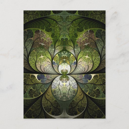 Glas in lood briefkaart (Voorkant)