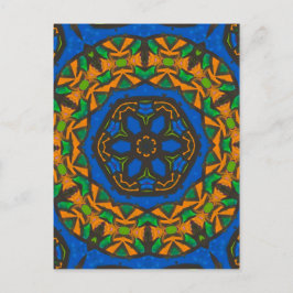 Glas in lood briefkaart