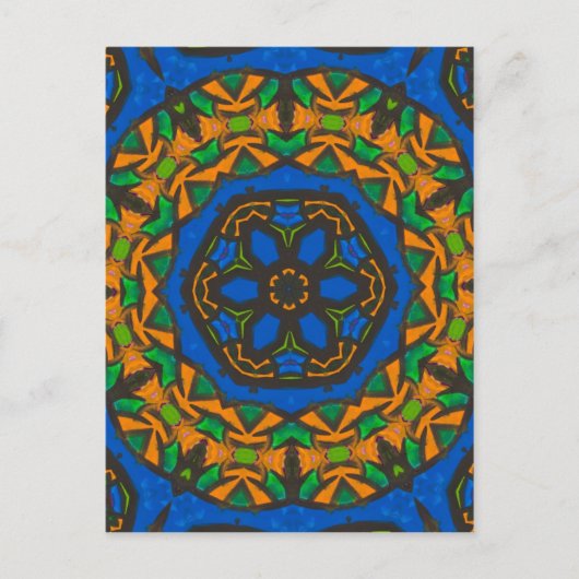 Glas in lood briefkaart (Voorkant)