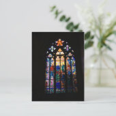 Glas in lood briefkaart (Staand voorkant)