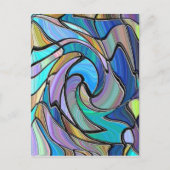 Glas in lood briefkaart (Voorkant)