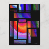 Glas in lood briefkaart (Voorkant)