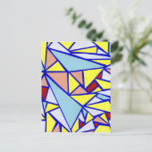 Glas in lood briefkaart (Staand voorkant)