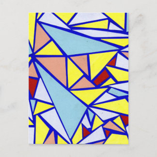 Glas in lood briefkaart