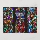 Glas in lood briefkaart (Voorkant)