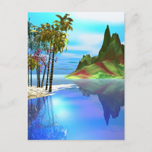 Glas in lood briefkaart (Voorkant)