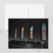 Glas in lood briefkaart (Voorkant / Achterkant)