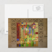 Glas in lood briefkaart (Voorkant / Achterkant)