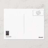 Glas in lood briefkaart (Achterkant)