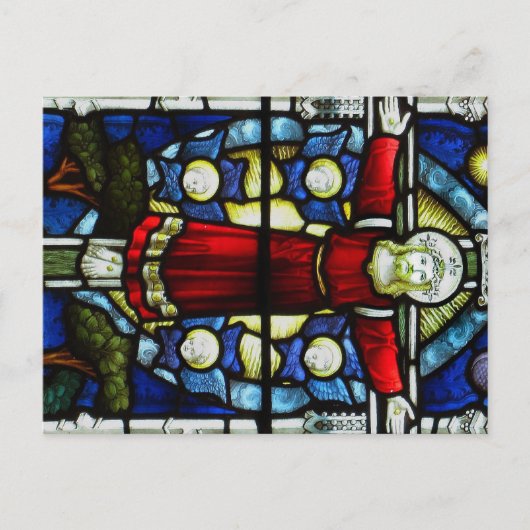 Glas in lood briefkaart (Voorkant)