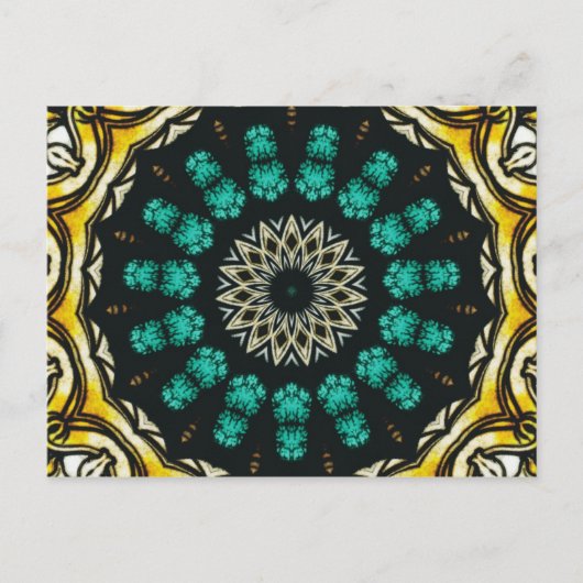 Glas in lood briefkaart (Voorkant)