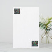Glas in lood briefpapier (Staand voorkant)