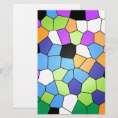 Glas in lood briefpapier (Voorkant / Achterkant)