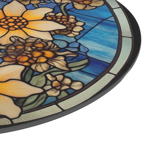 Glas in lood Bumblebee Snijplank (Hoek)