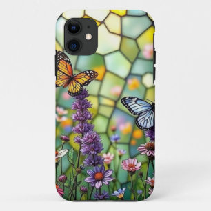 Glas in lood Butterflies Case-Mate iPhone Case