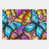 Glas in lood Butterflies Inpakpapier Vel (Voorkant 3)