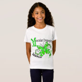 Glas in lood Butterfly 2 Musculaire dystrofie T-shirt (Voorkant volledig)