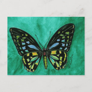 Glas in lood Butterfly Briefkaart