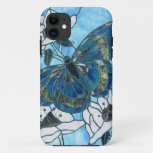 Glas in lood Butterfly iPhone 11 Hoesje