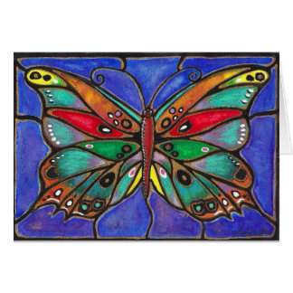 Glas in lood Butterfly—coole kunst om te draag of 