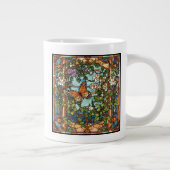 Glas in lood Butterfly Grote Koffiekop (Rechts)