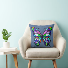 Glas in lood Butterfly Kussen