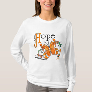 Glas in lood Butterfly Leukemie T-shirt