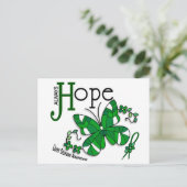 Glas in lood Butterfly leverziekte Briefkaart (Staand voorkant)