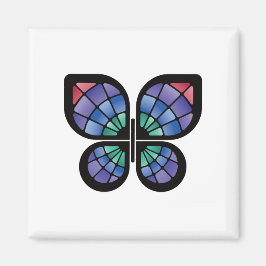 Glas in lood Butterfly Magneet
