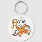 Glas in lood Butterfly MS Sleutelhanger (Voorkant)