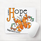 Glas in lood Butterfly Multiple Sclerosis Muismat (Met muis)