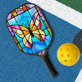 Glas in lood Butterfly Pickleball Paddle