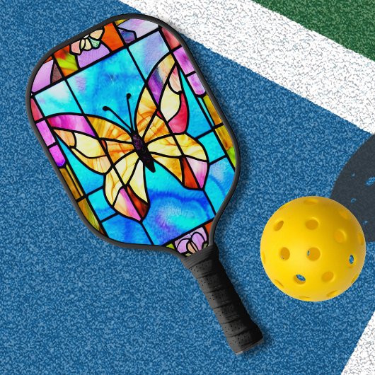 Glas in lood Butterfly Pickleball Paddle