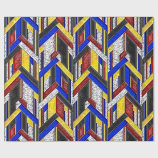 Glas in lood cadeaupapier (Vlak)