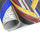 Glas in lood cadeaupapier (Rol Hoek)