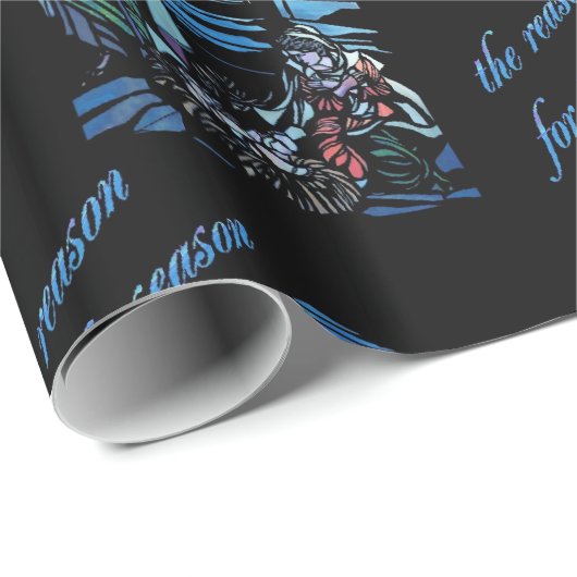 Glas in lood cadeaupapier (Rol Hoek)