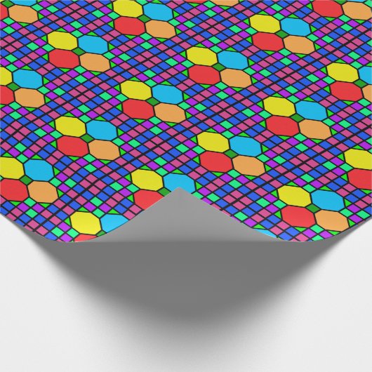 Glas in lood cadeaupapier (Hoek)