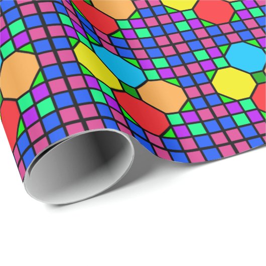 Glas in lood cadeaupapier (Rol Hoek)